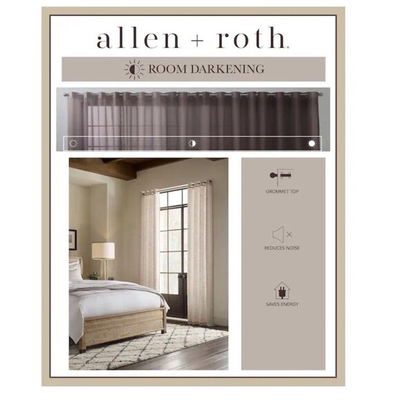 Allen Roth | Yaman | Blackout | Taupe | 50x84in | #2857162 - Picture 11 of 11